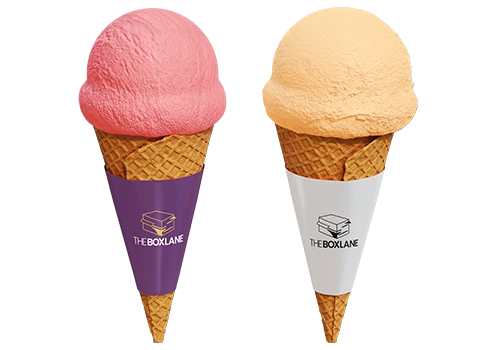Carousel Custom Cone Sleeves packaging image 2 | The Box Lane